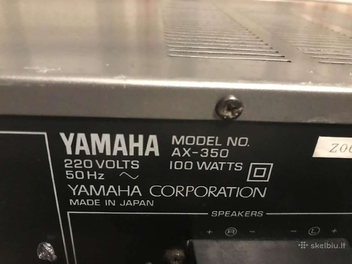 Yamaha Ax-350 – klasikinis japoniškas stiprintuvas - nuotraukos Nr. 6