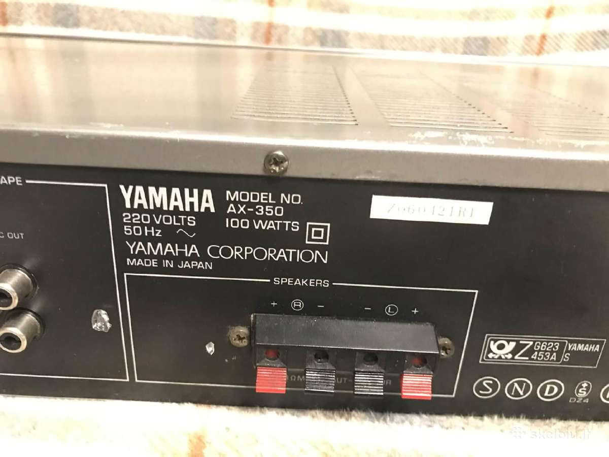 Yamaha Ax-350 – klasikinis japoniškas stiprintuvas - nuotraukos Nr. 7