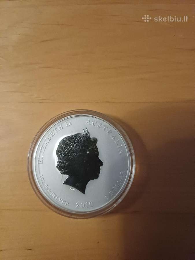 1 oz moneta -lunar ll-2010-tigro metai - nuotraukos Nr. 4