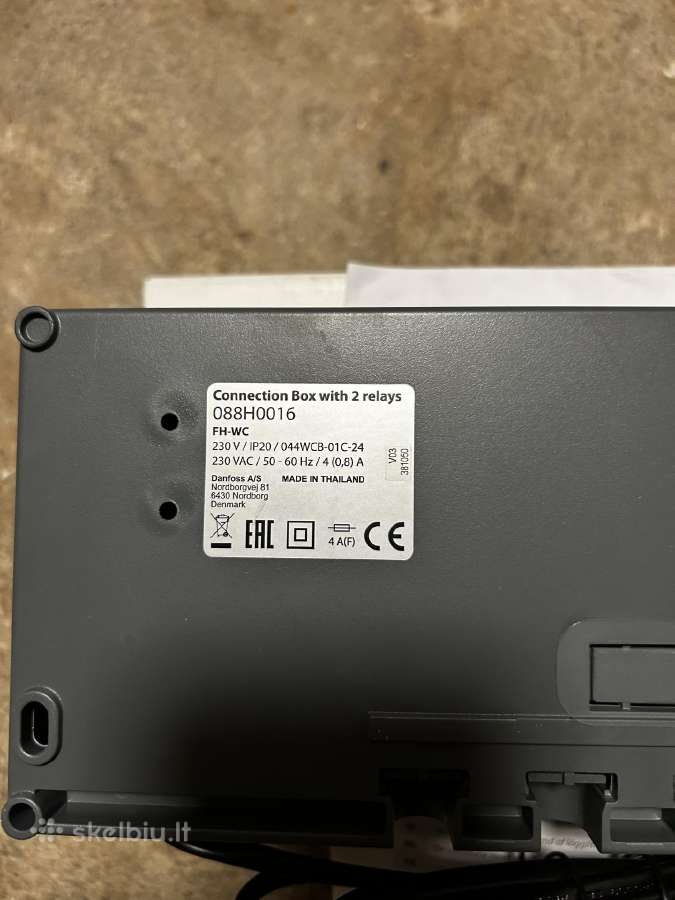 Danfoss Fh-WC 230v grindų šildymo valdiklis 50 Eur - nuotraukos Nr. 3