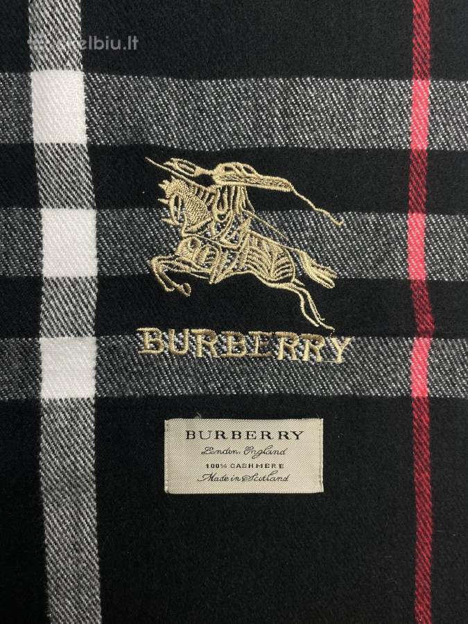 Burberry Juodas Šalikas - nuotraukos Nr. 4