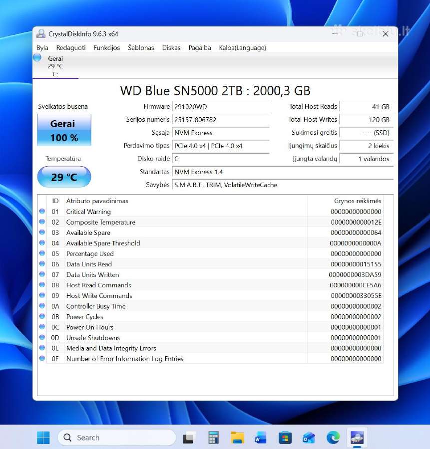 I5-14400f, 16gb/5060ti, 32gb/ddr5, 2tb/SSD, Win11 - nuotraukos Nr. 11