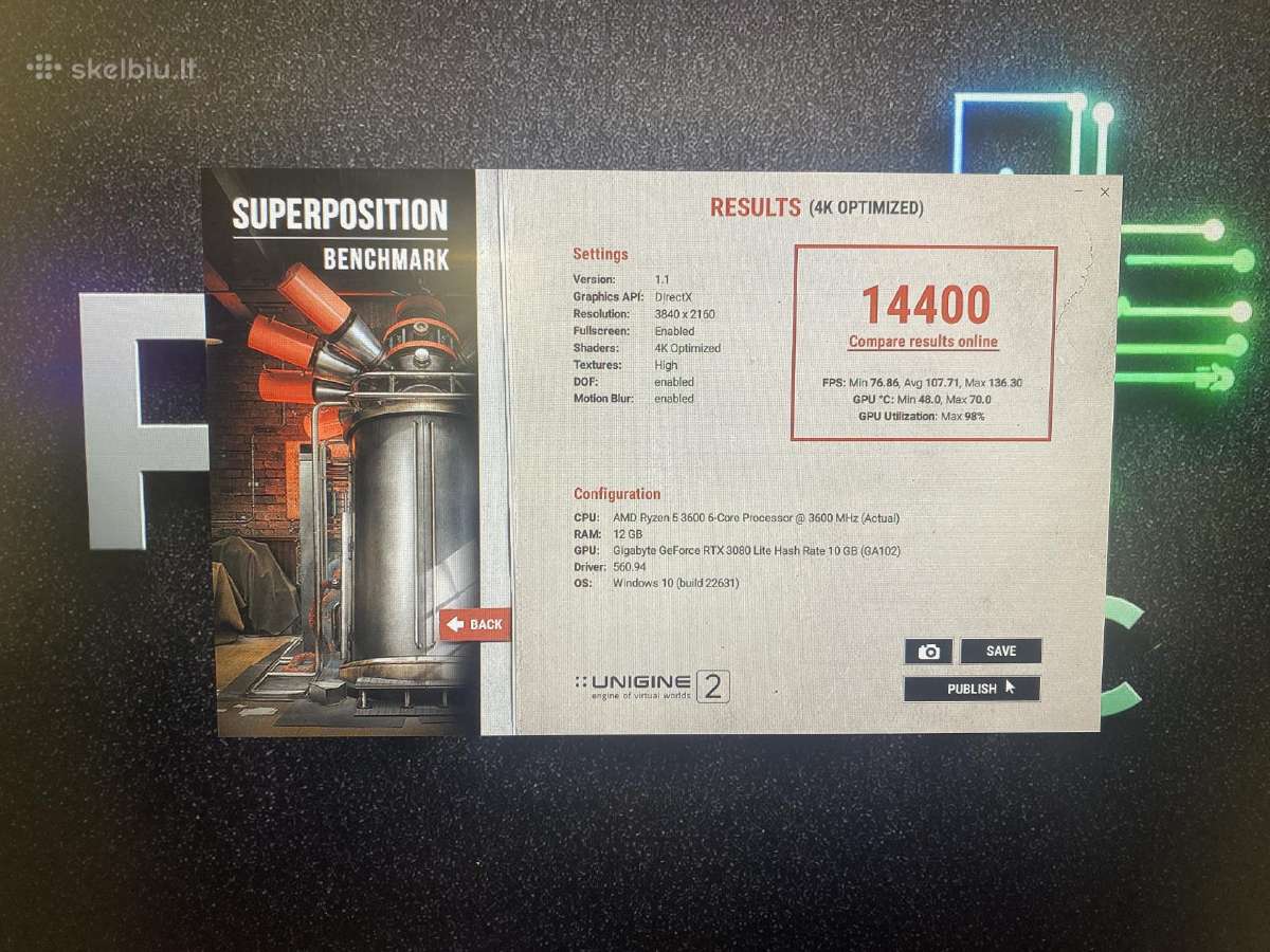 Aorus Rtx 3080 Xtreme 10g - nuotraukos Nr. 9