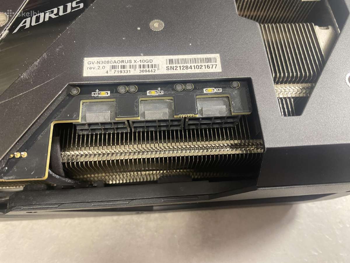 Aorus Rtx 3080 Xtreme 10g - nuotraukos Nr. 7