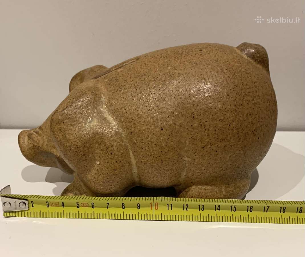 Vintažinė kiaulė taupyklė - nuotraukos Nr. 7