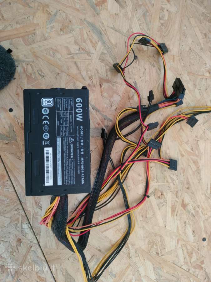 Maitinimo blokas cooler master elive v4 600w - nuotraukos Nr. 2