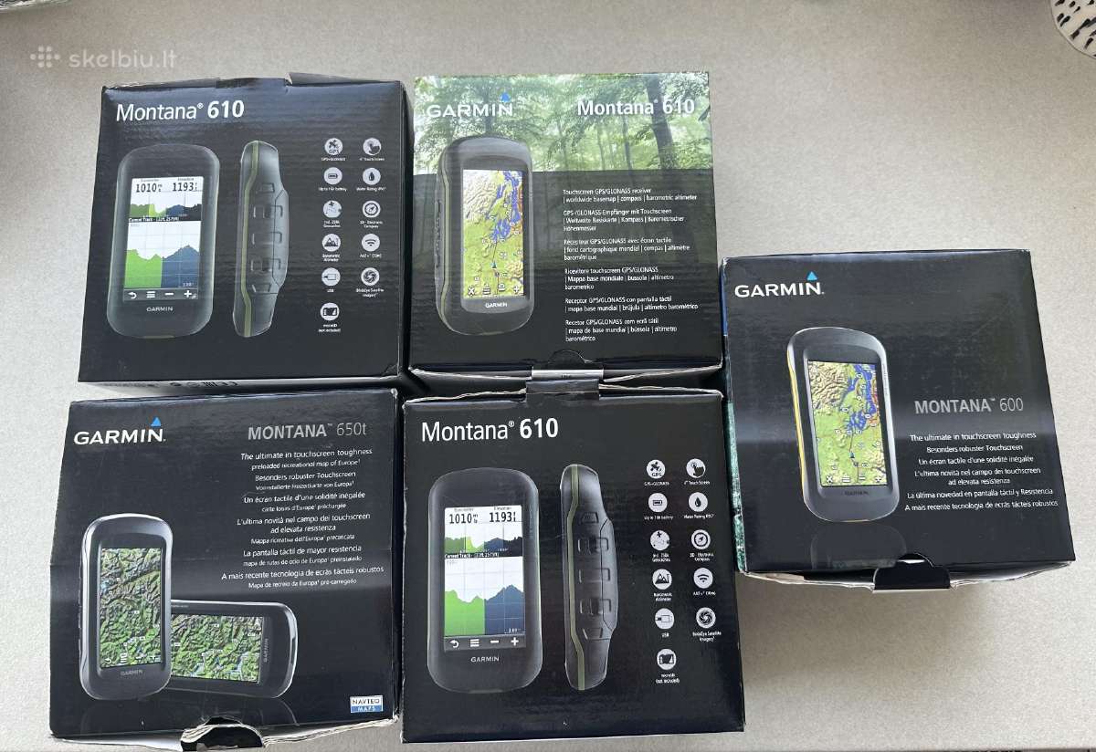 Įvairios Garmin Montana navigacijos - nuotraukos Nr. 5
