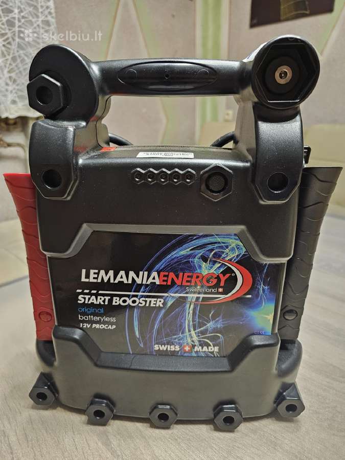 Naujas automobilių užvedėjas Lemania 12v, Ultracap