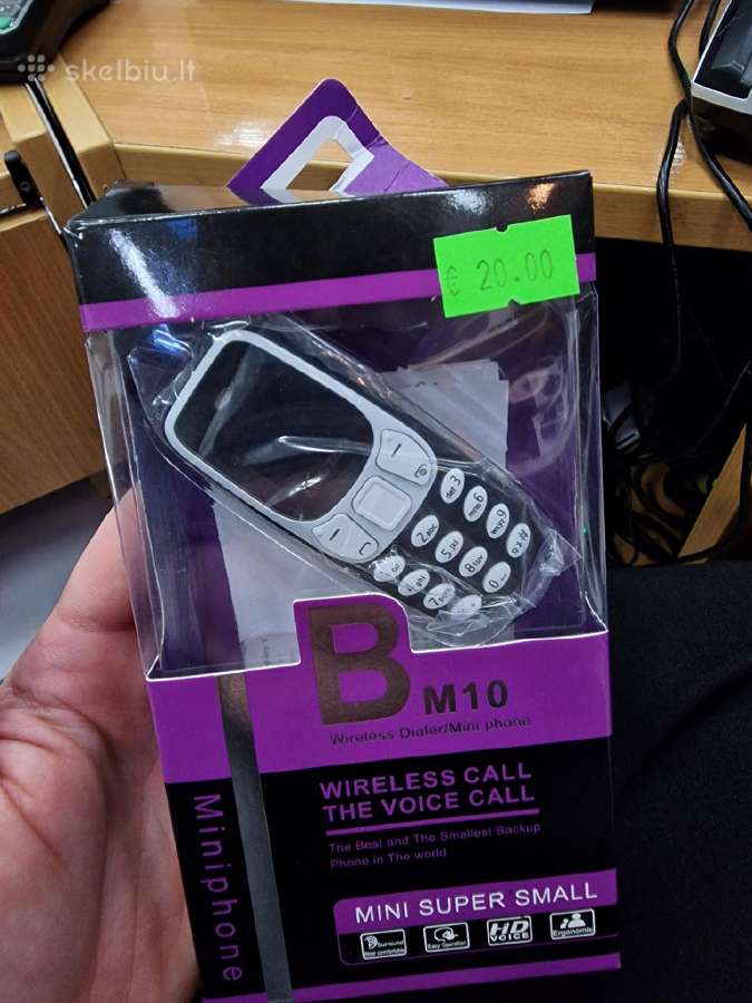 Mini telefonas Bm10 - nuotraukos Nr. 2