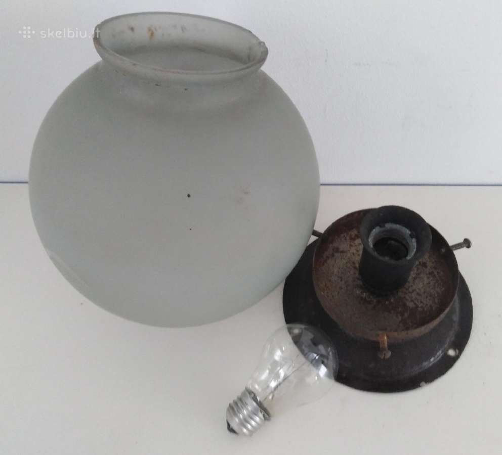Senovine lubine lempa sviestuvas loftui 1944 - nuotraukos Nr. 13