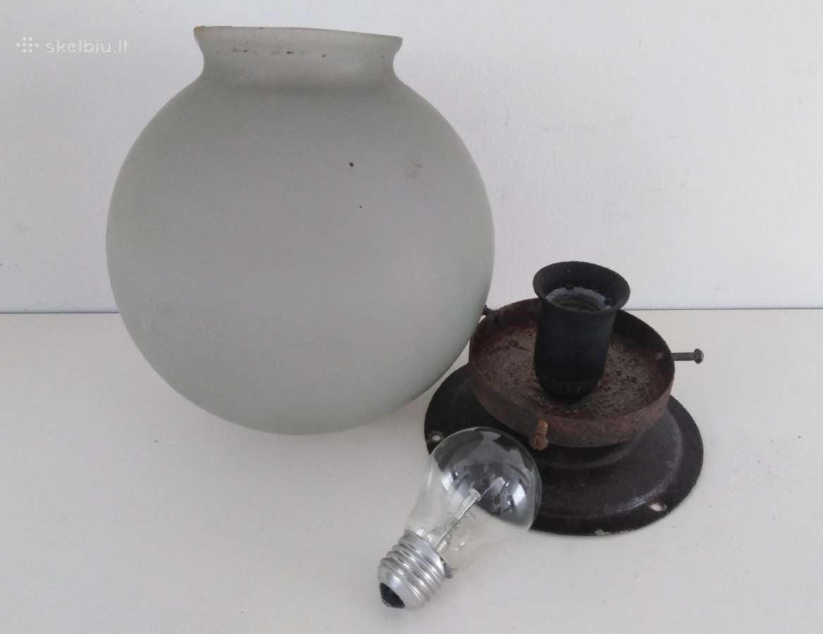 Senovine lubine lempa sviestuvas loftui 1944 - nuotraukos Nr. 10