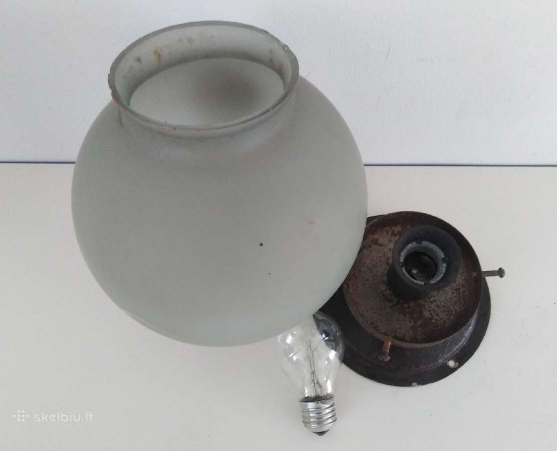 Senovine lubine lempa sviestuvas loftui 1944 - nuotraukos Nr. 8