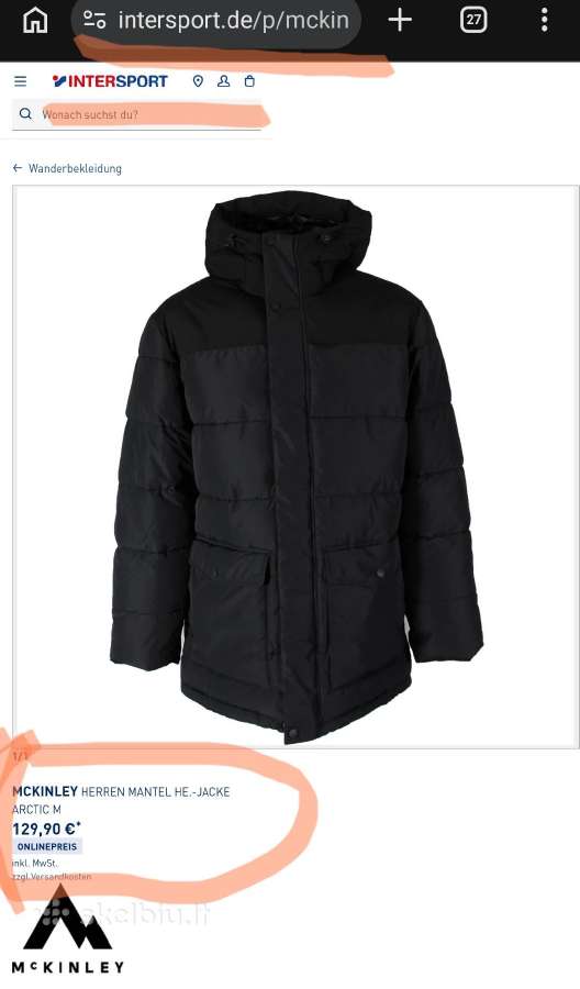 Mckinley Arctic Žieminė vyriška striukė X small - nuotraukos Nr. 20