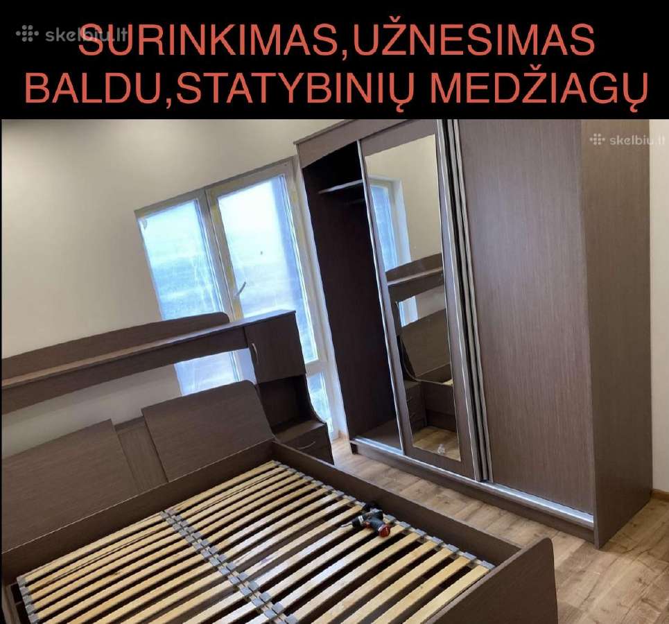 Baldų Surinkimas Išvežimas Užnesimas Perkraustymas - nuotraukos Nr. 3