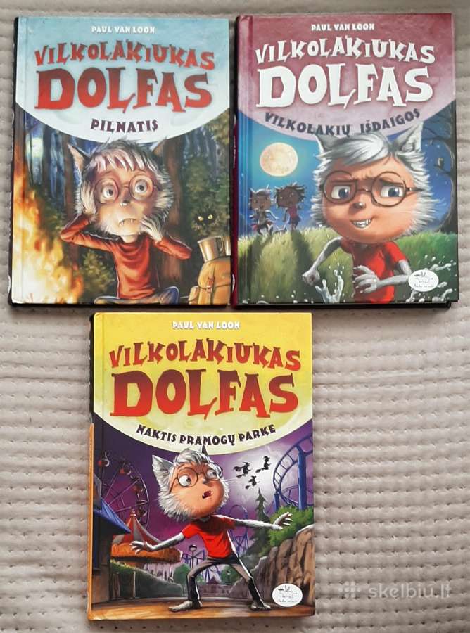 Vilkolakiukas Dolfas knygos