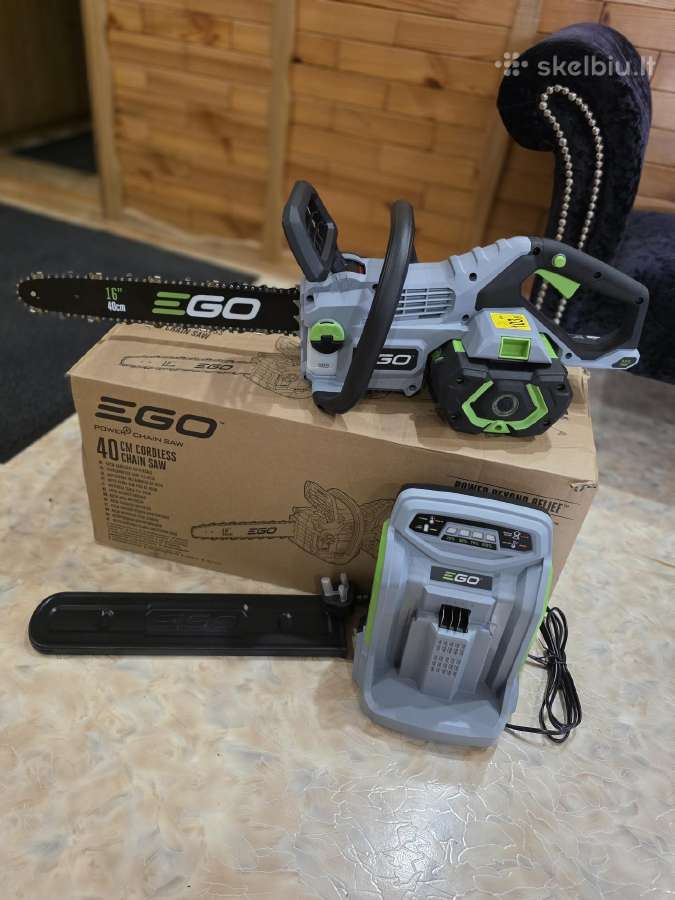 Ego Cs1610e akumuliatorinis pjūklas medžiui pjauti