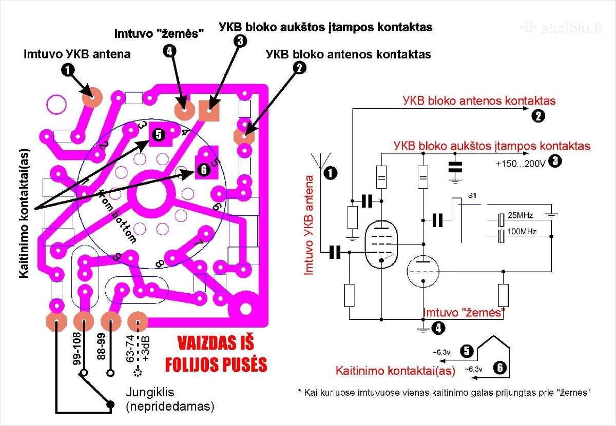 Radijo imtuvams Fm-ukv keitiklis lempinis - nuotraukos Nr. 2