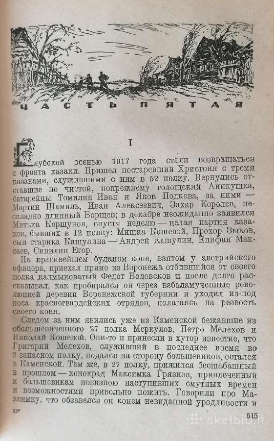 M. Šolohov "Tikusis Donas" 1-2 - nuotraukos Nr. 4
