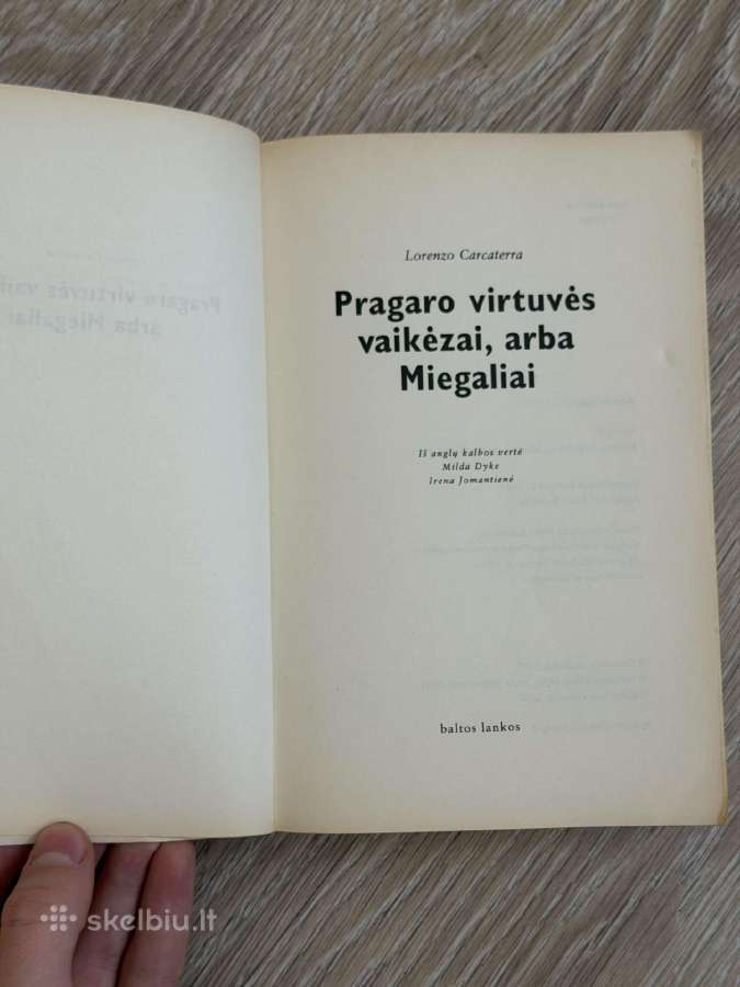 Lorenzo Carcaterra Pragaro virtuvės vaikėzai arba - nuotraukos Nr. 5