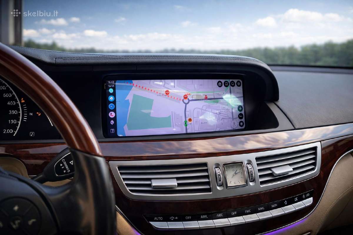 Mercedes Benz W221 Android 8+128g su Carplay - nuotraukos Nr. 3