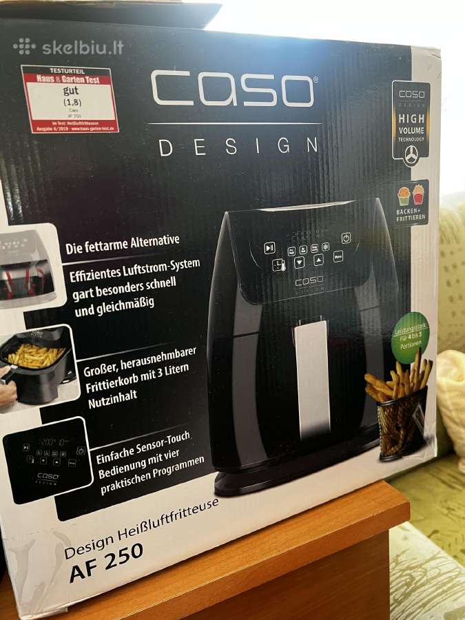 Caso Oro gruzdintuvė Af 250 Galia 1400 W - nuotraukos Nr. 3