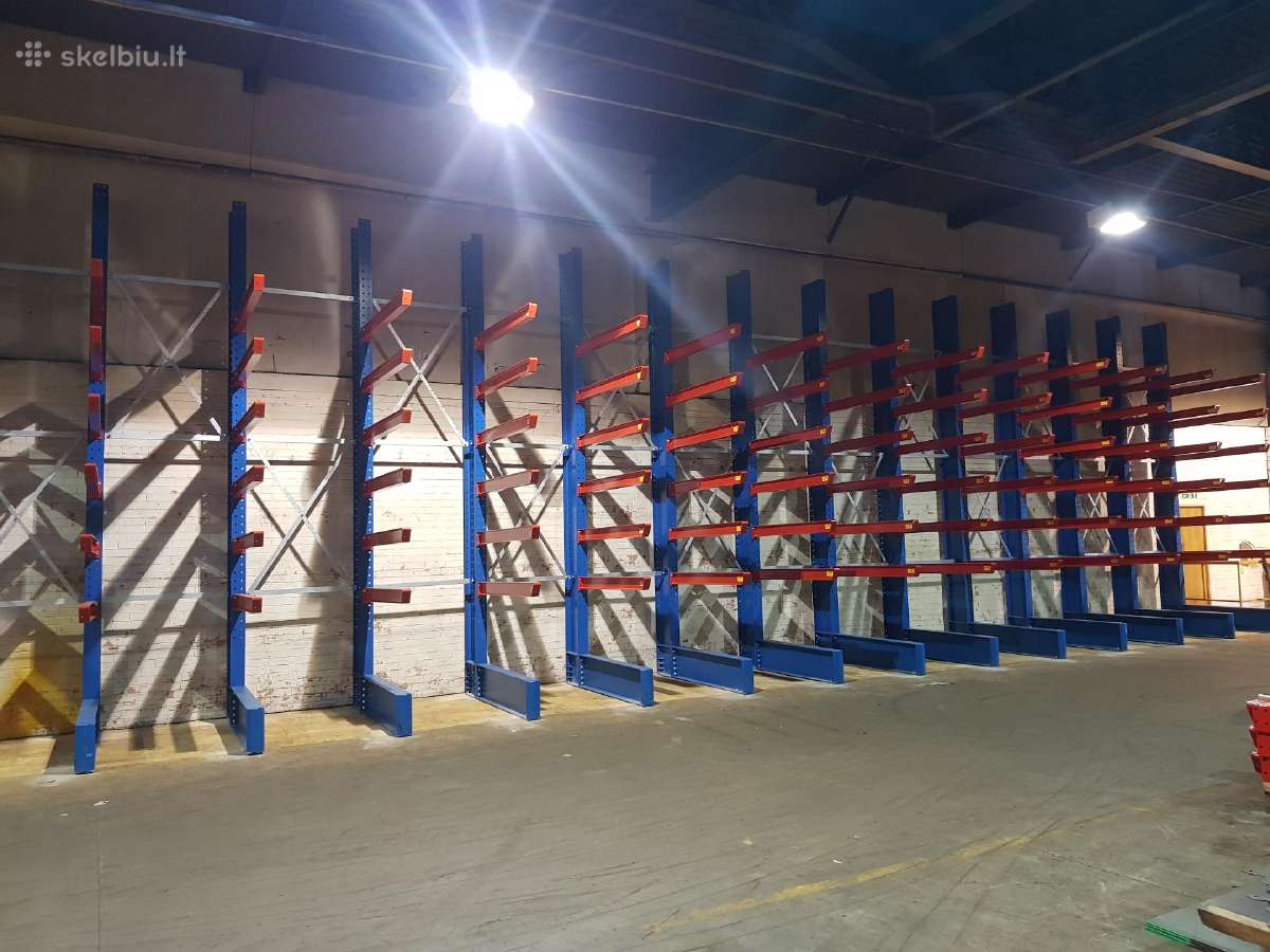 Nauji Dvipusiai Konsoliniai Stelažai 4,2m Aukščio - nuotraukos Nr. 3