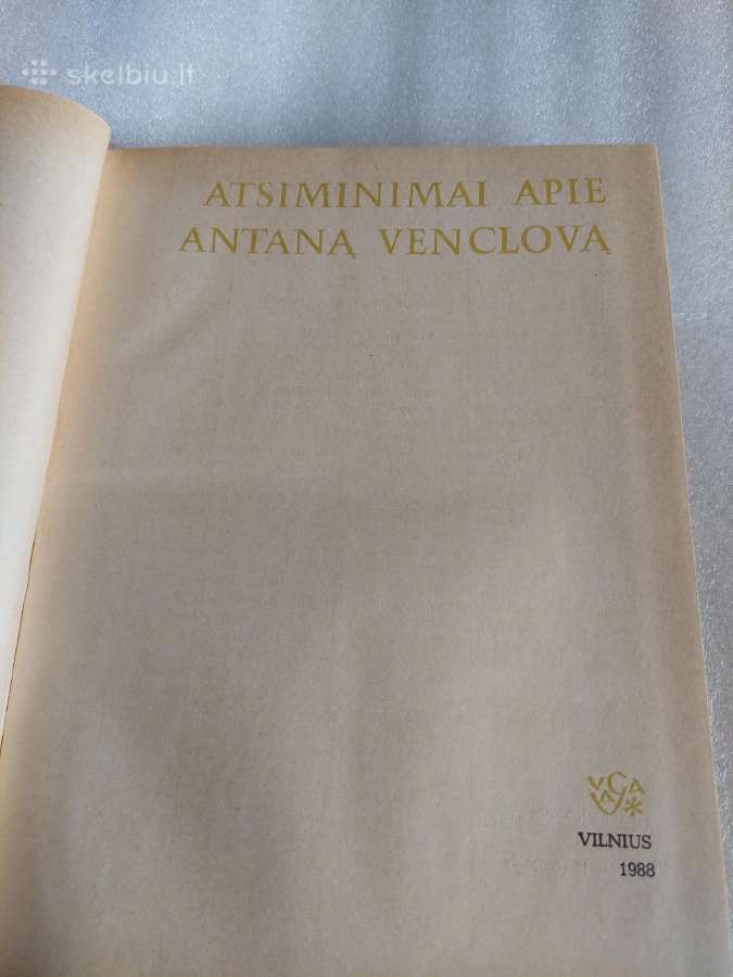 Atsiminimai apie Antaną Venclovą - nuotraukos Nr. 2
