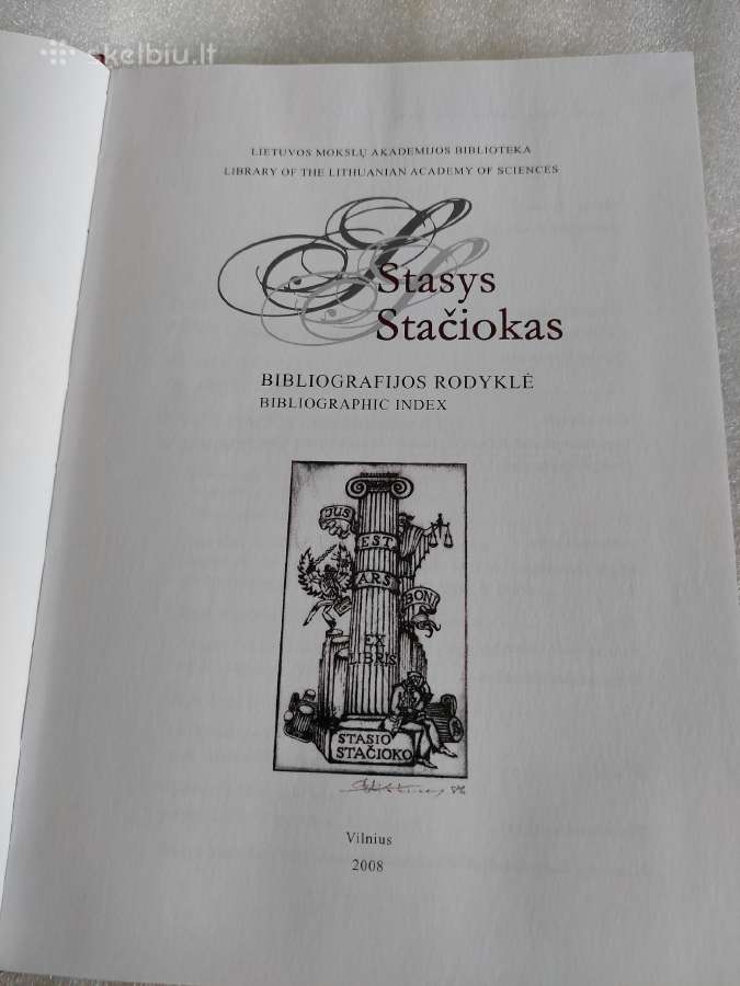 Stasys Stačiokas : bibliografijos rodyklė - nuotraukos Nr. 2