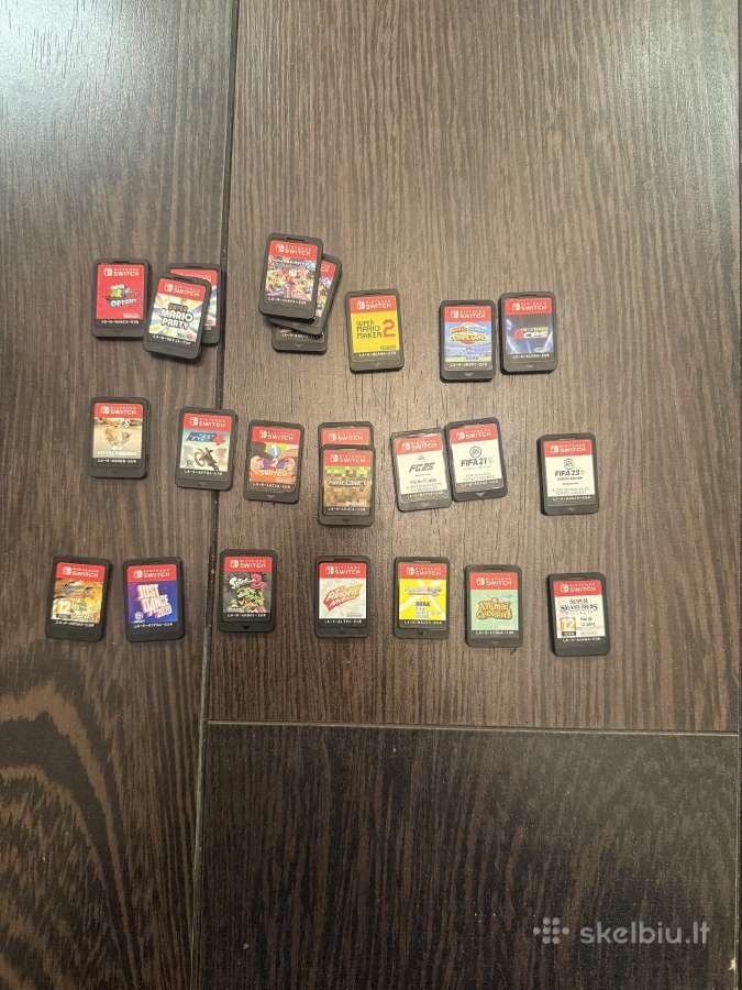 Nintendo switch žaidimai, naudoti