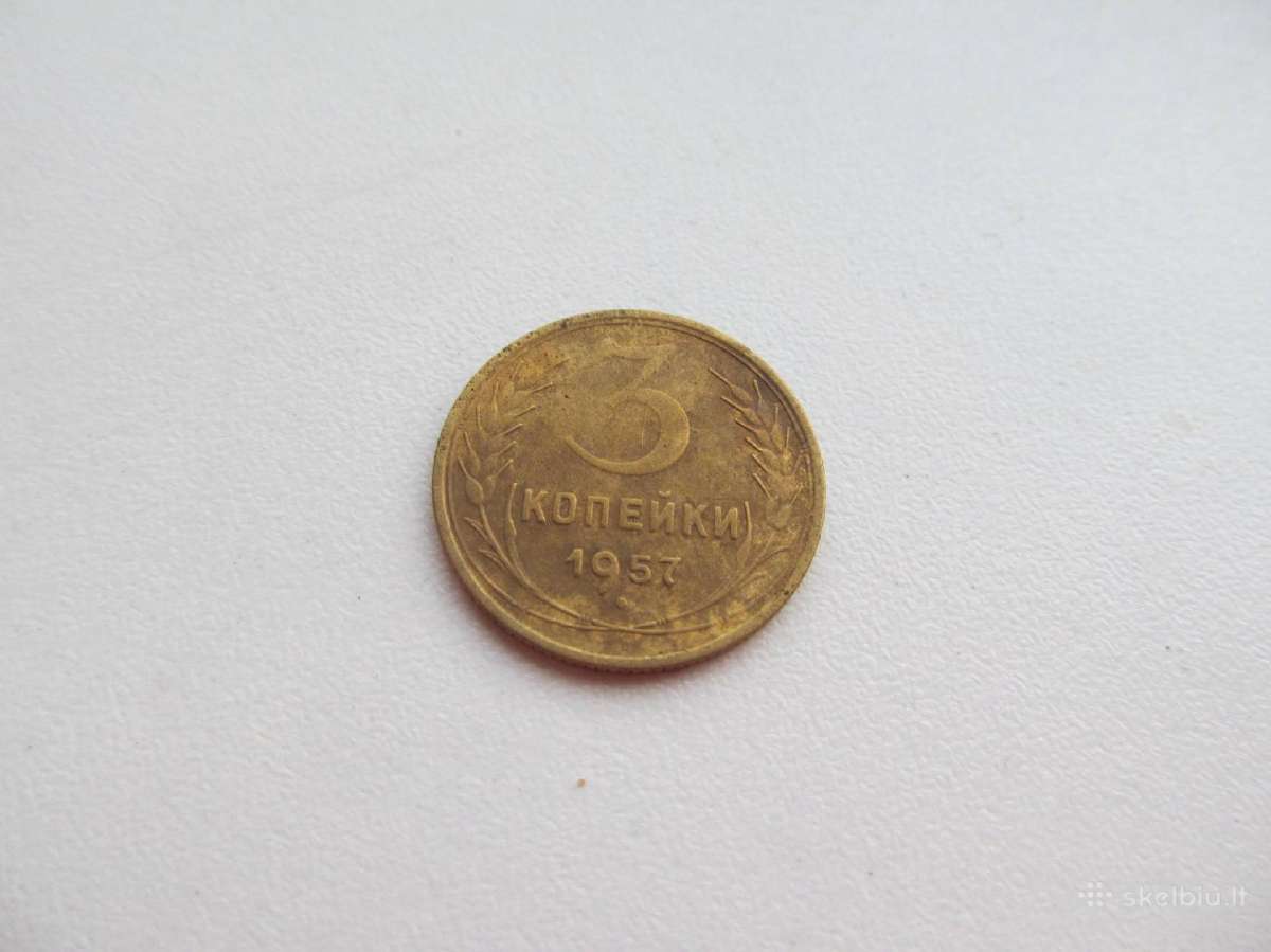 3 kapeikos , CcCCCP ,1949, 1956, 1957 - nuotraukos Nr. 5