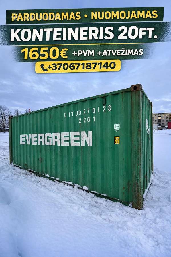 Jūrinių Konteineriu nuoma pardavima ir pristatymas
