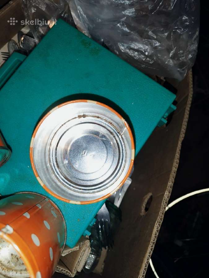 Retro rinkinys metaliniu talpu - nuotraukos Nr. 7