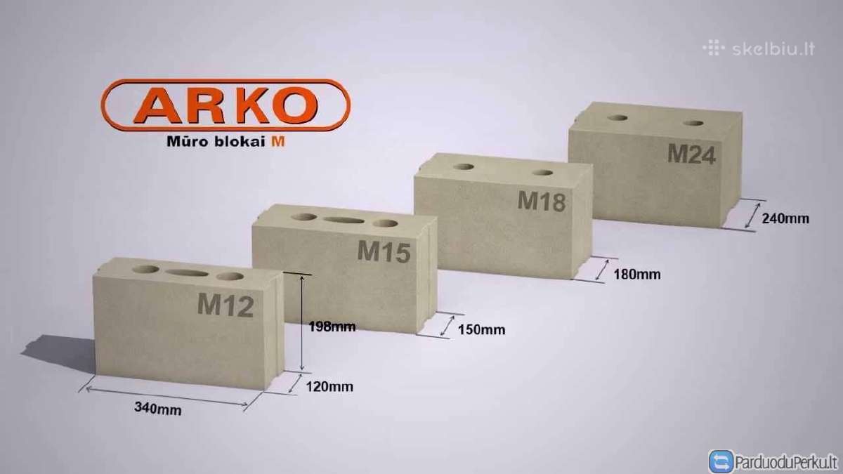 Akyto betono blokeliai - nuotraukos Nr. 4
