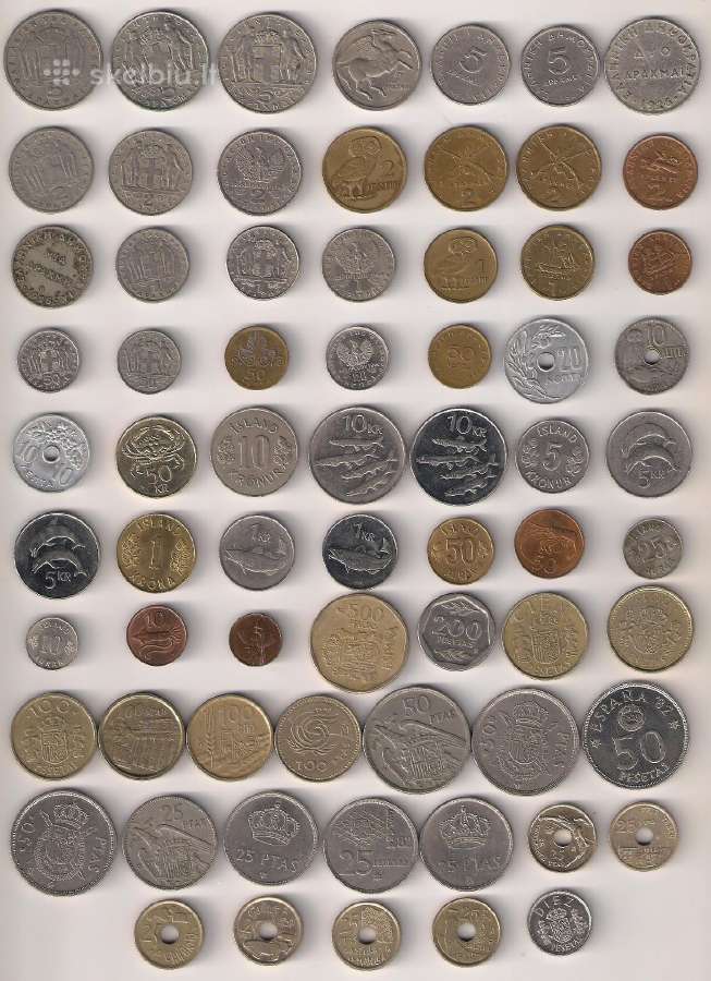 Pasaulio istorija monetose. Europa V