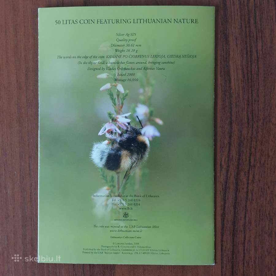 Lankstinukas 2008 m. Kamanė / Bombus - nuotraukos Nr. 10