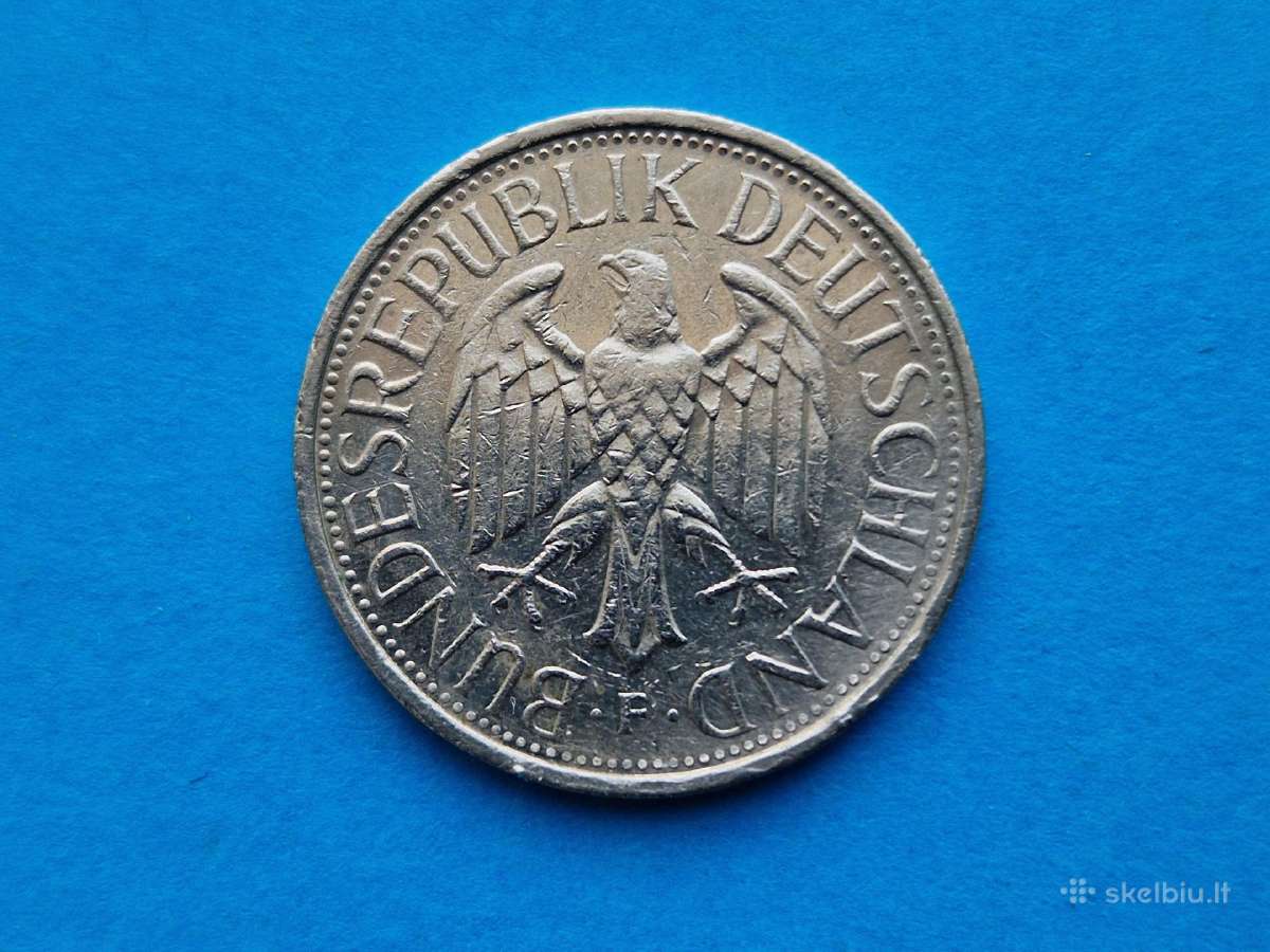 Vokietijos (VFR) 1 markė pagal metus ir raides - nuotraukos Nr. 3