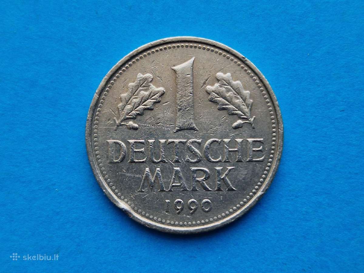 Vokietijos (VFR) 1 markė pagal metus ir raides - nuotraukos Nr. 4