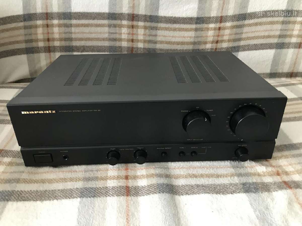 Marantz Pm-30 – tikras Made in Japan sunkiasvoris - nuotraukos Nr. 2