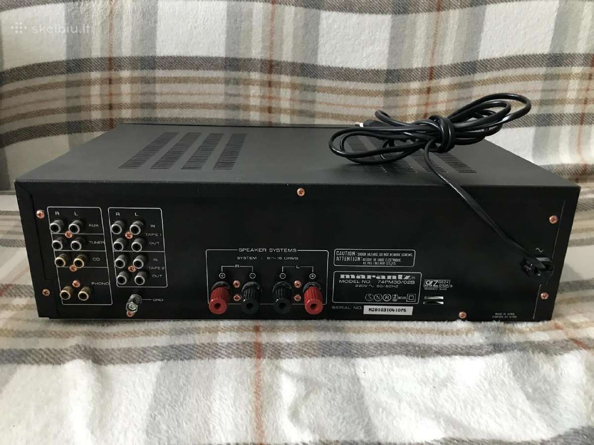 Marantz Pm-30 – tikras Made in Japan sunkiasvoris - nuotraukos Nr. 7