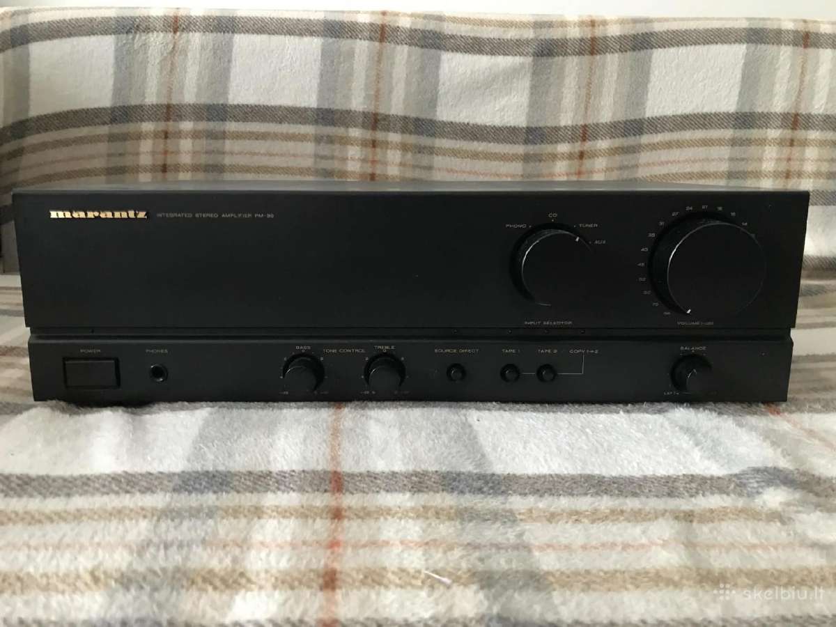 Marantz Pm-30 – tikras Made in Japan sunkiasvoris