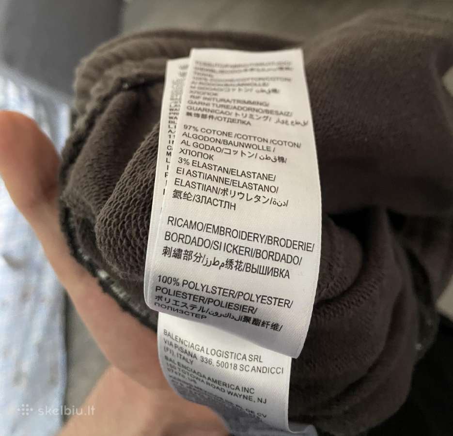 Balenciaga Baggy Kelnės (unisex) - nuotraukos Nr. 5