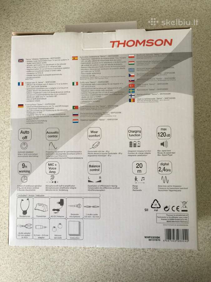 Belaidines ausines Thomson - nuotraukos Nr. 3