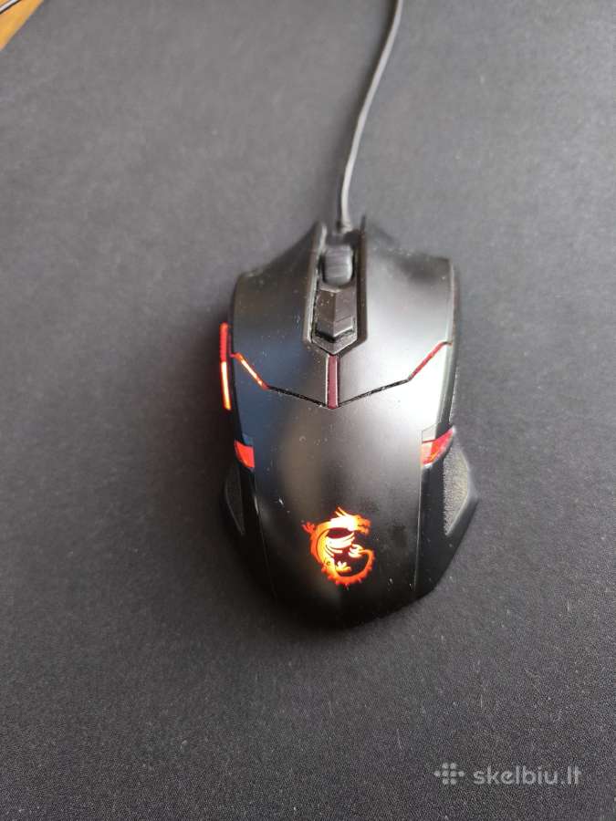 Laidinė žaidimų pelė Msi Interceptor DS B1 - nuotraukos Nr. 2