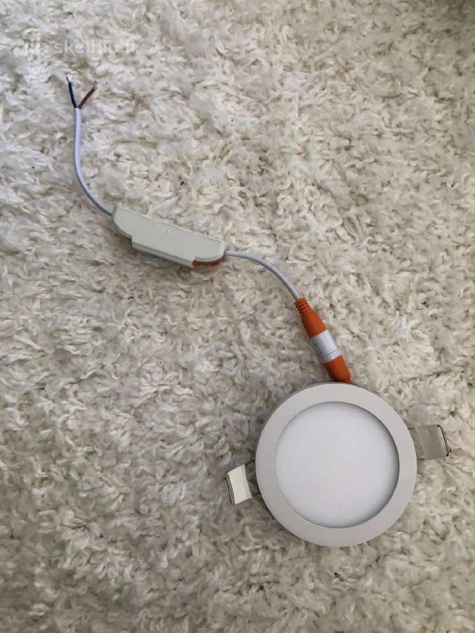 6w LED Įmontuojama panelė Slim Round
