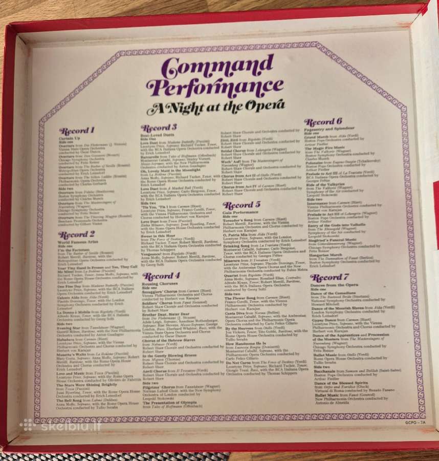 Vinilai Command Performance: A Night at the Opera - nuotraukos Nr. 2