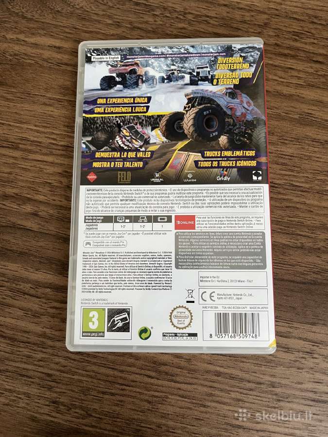 Monster Jam Showdown nintendo - nuotraukos Nr. 4