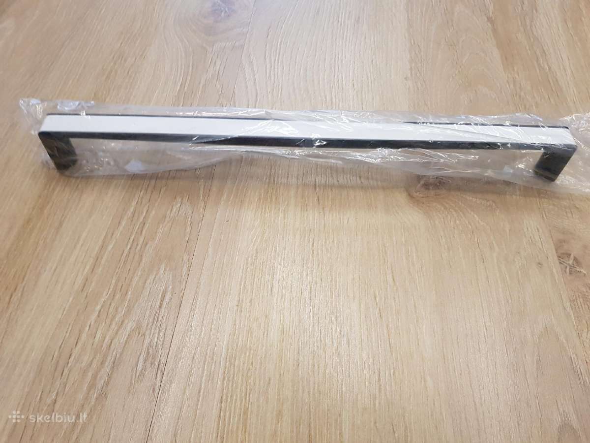 Rankenėlės metalinės baldams balta/juoda 32 cm. - nuotraukos Nr. 6