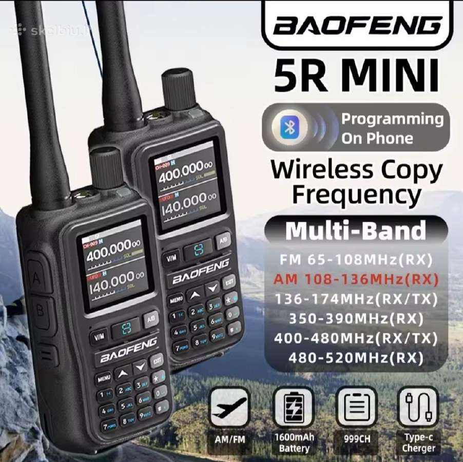 Baofeng 5r mini - nuotraukos Nr. 5