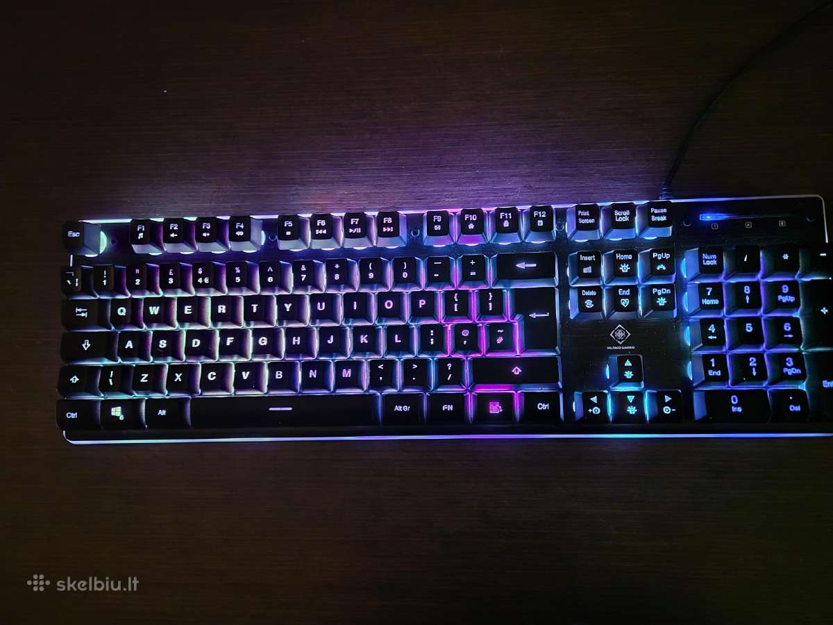 Deltaco Gaming Gam-021-rgb Membraninė klaviatūra