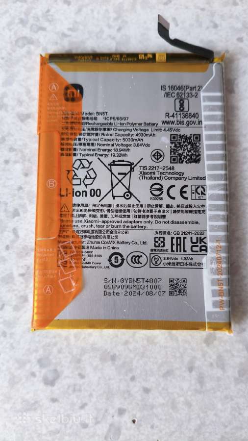 Xiaomi bateriją Bn5t (Redmi13)